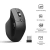 Pelė Keychron M6 Dešiniarankė Universali — Optinė, RF Belaidė + Bluetooth + USB-C, 30000 DPI, Juoda