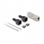 DeLOCK RJ45 jungtis LSA prie LSA Cat.6A be įrankių juoda