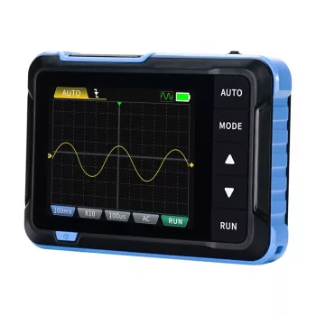 Nešiojamas 2-in-1 mini osciloskopas ir signalų generatorius Fnirsi DSO153 150 MHz dažnių juosta, 1 GS/s atrankos dažnis