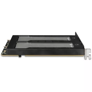 Mobilusis saugojimo stovas RAIDSONIC ToughArmor MB842MP-B — 2 nuimami lizdai M.2 NVMe diskams, PCIe 4.0 x16