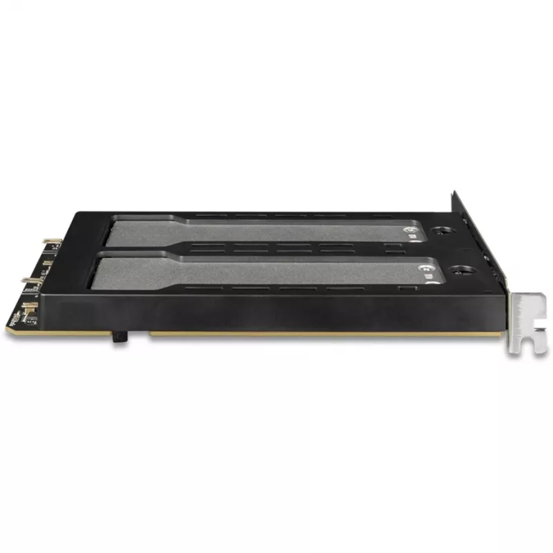 Mobilusis saugojimo stovas RAIDSONIC ToughArmor MB842MP-B — 2 nuimami lizdai M.2 NVMe diskams, PCIe 4.0 x16