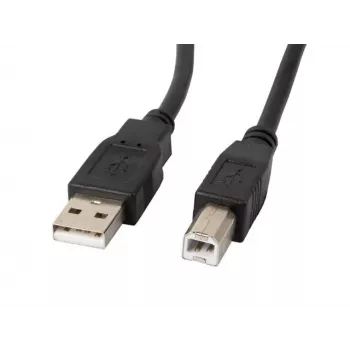 Lanberg CA-USBA-11CC-0010-BK USB laidas 1 m 2.0 USB B Juodas