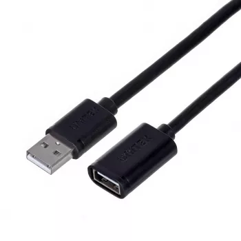 USB ilginamasis kabelis Unitek Y‑C418GBK 5 m USB A į USB A USB 2.0, juodas