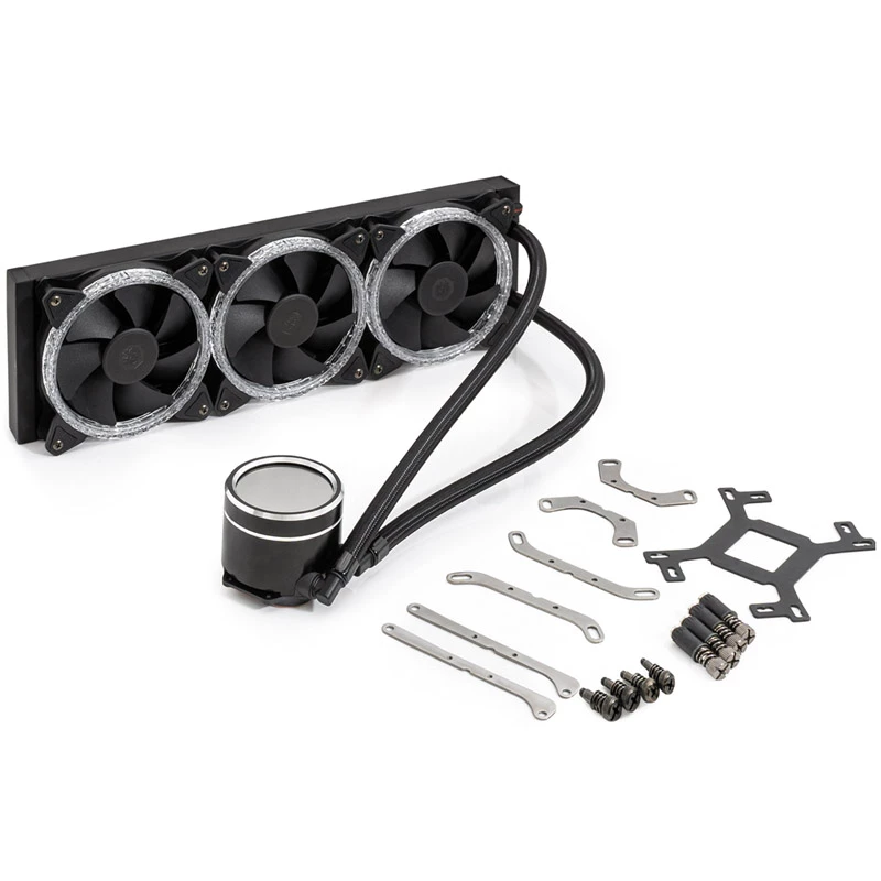 Bitspower Cyclops 360 AIO skysčio aušinimo sistema CPU, juoda