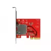DeLOCK PCI Express > 1x išorinis CFexpress lizdas - atminties kortelių skaitytuvas (CF) - PCI Express x4 3.0 (91748)