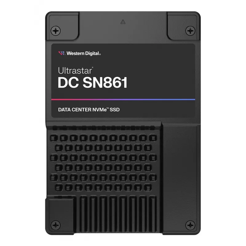 WD Ultrastar DC SN861 WUS6BA138PSP9X1 - SSD - duomenų centrui - 3,84 TB - vidinis - 2,5 colio (6,4 cm)