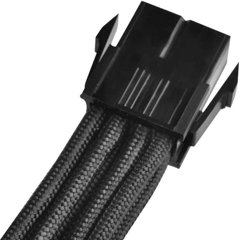 EPS12V 8 pin (4+4) laidas Sidabrinėstone SST-PP07-EPS8B 0,3 m