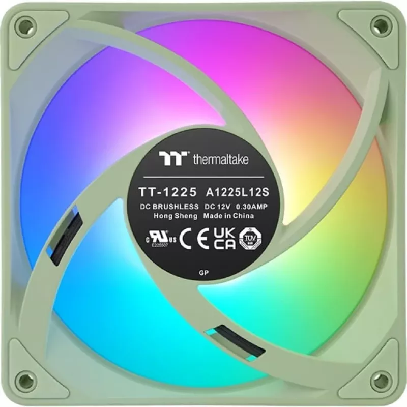 Thermaltake CT120 EX Reverse ARGB Sync 120mm 3 vnt. korpuso ventiliatoriai - Matcha Green