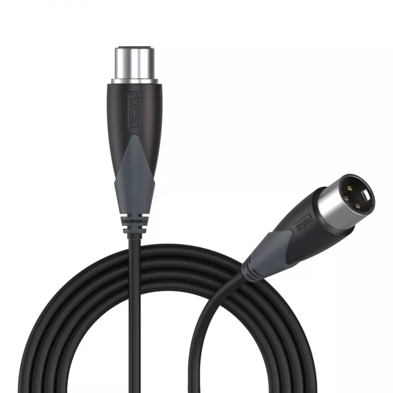 PROCAB CLA901/3 garso kabelis 3 m XLR (3 kontaktų) juodas, pilkas