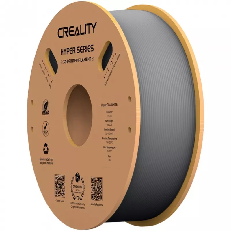 3D spausdinimo medžiaga Creality 3D 3301010340 PLA pilka 1 kg 1.75 mm