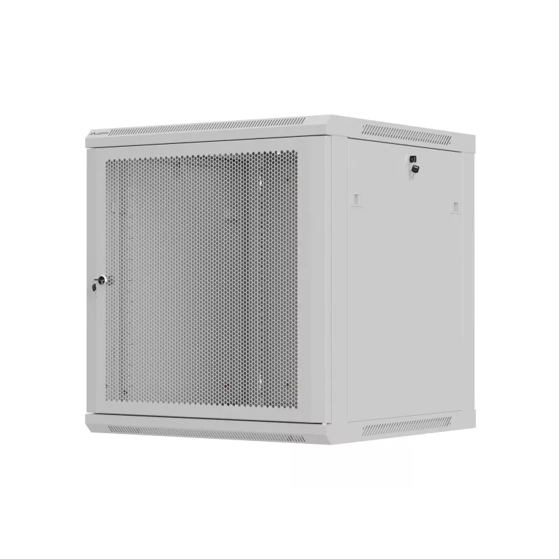 Rack mount cabinet 19 12U 600x600 Pilka