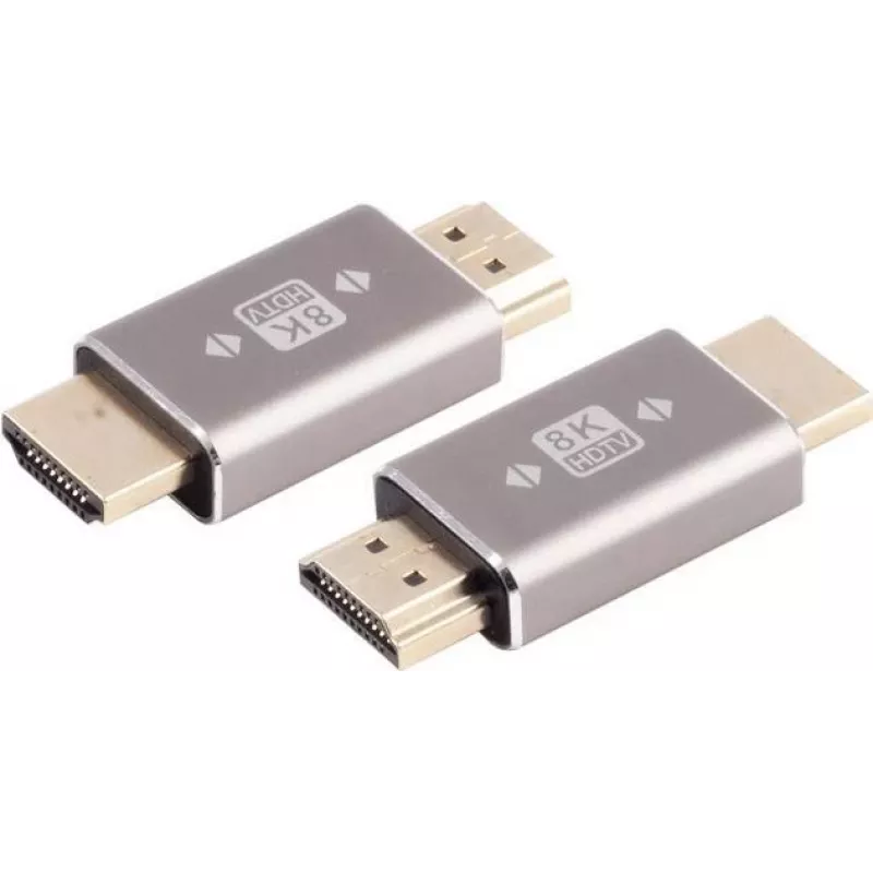 HDMI-A adapteris ShiverPeaks 10-01055 8K metalinis, HDMI pilno dydžio į HDMI pilno dydžio
