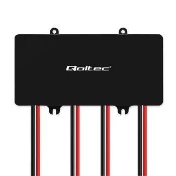 Įtampos balansuoklis QOLTEC 51098 48V sistemoms — 4×12V baterijų išlygintuvas