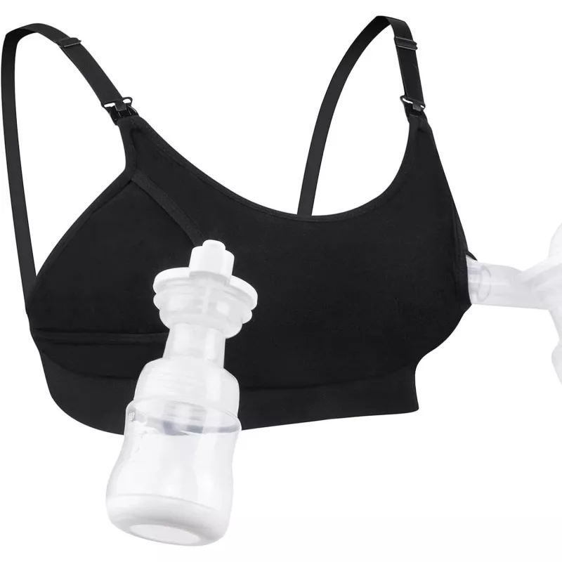 Momcozy YN08 HANDS-FREE Pumping Bra Juoda 2XL