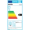 Simfer 6043SEDBB Laisvai pastatoma elektrinė viryklė, 62 l, balta