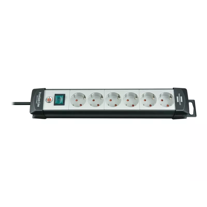 Maitinimo ilgintuvas Brennenstuhl 1951560100 3m 6 AC Outlets Juoda Pilka