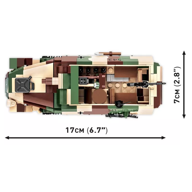 Sd.Kfz. 251/9 Stummel, konstrukcinis žaislas