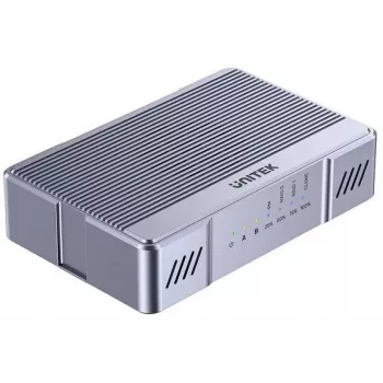 Unitek M.2 korpusas 2x 20 Gb/s su RAID0/RAID1 ir diskų klonavimu