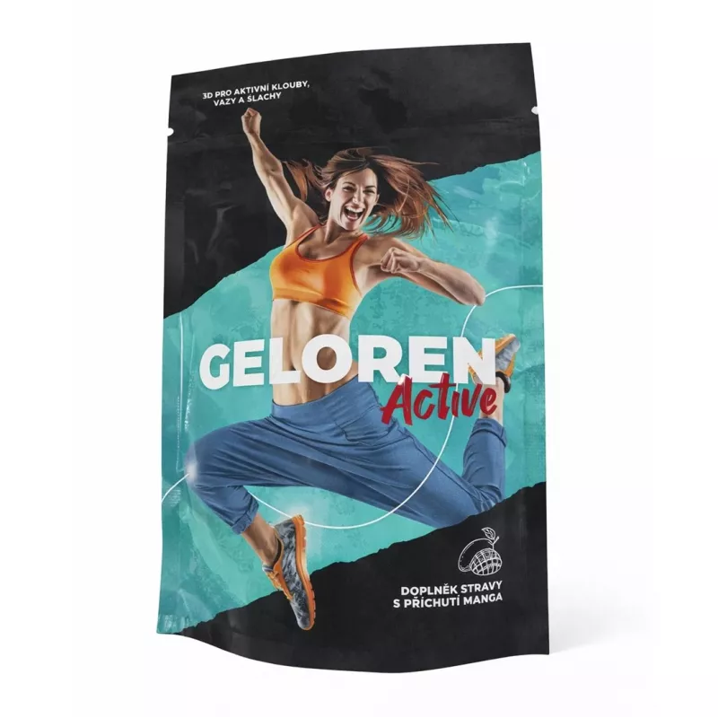 GELOREN Active Mango želatinos kramtomieji saldainiai 90 vnt. / 410 g