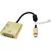 Vaizdo kabelio adapteris ROLINE 12.03.3176 Mini DisplayPort į DVI-D 0,1 m