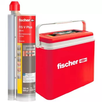Fischer FIS V Plus 360 S aukštos kokybės injekcinis skiedinys, 8 kasetės