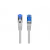 LANBERG tinklo kabelis RJ-45 į RJ-45 S/FTP PCF6A-10CC-0050-S, 0,5 m, CCA laidininkas, 500 MHz, LSZH, pilkas