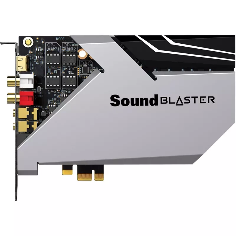 Garso plokštė Creative Labs SoundBlaster AE-9 — 32 bitų / 384 kHz atkūrimas ir įrašymas