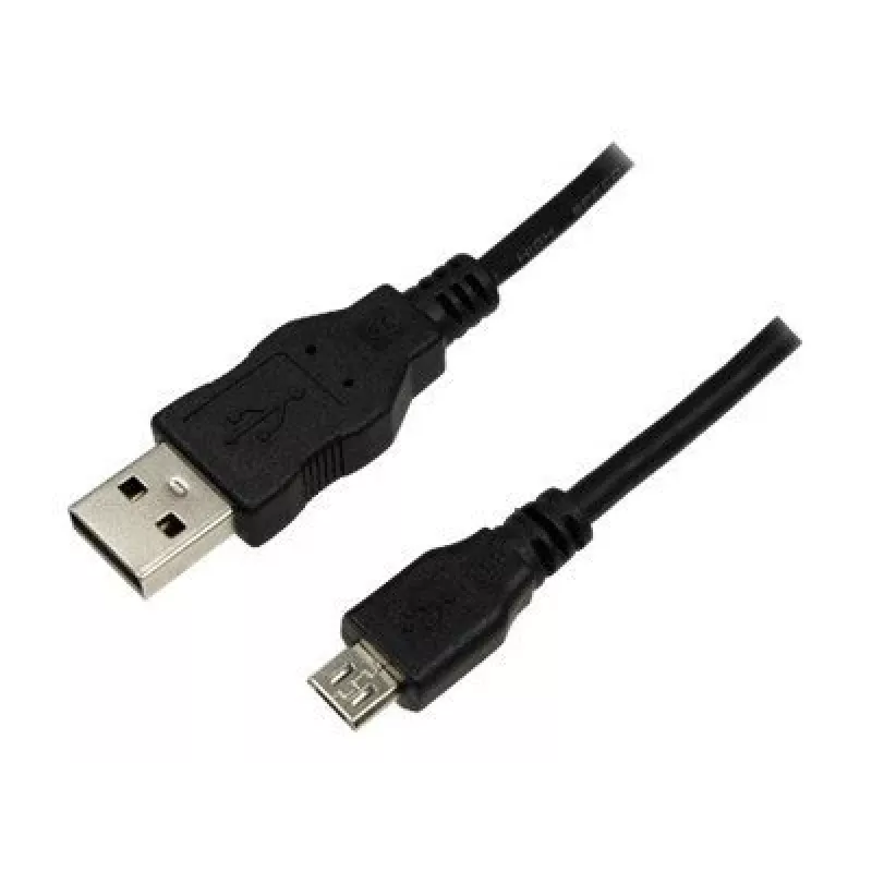 LogiLink USB 2.0 jungiamasis laidas, 1,8 m, juodas USB-A kištukas - USB-B mikro kištukas, atitinkantis USB 2.0 (CU0034)