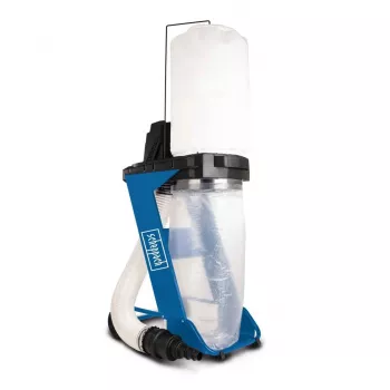 Sausas siurblys Scheppach DC500 — 75 L, 550 W, 1150 m³/h, 2 m žarna, 100 mm skersmuo