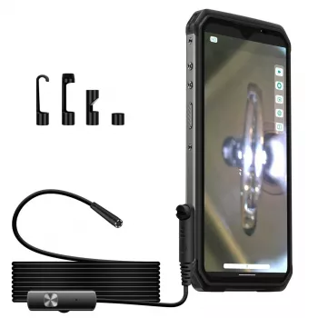 Ulefone uSmart UF-EC endoskopinė kamera išmaniesiems telefonams, juoda