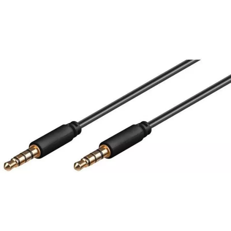 Microconnect IPOD017 garso kabelis 1,5 m 3,5 mm juodas