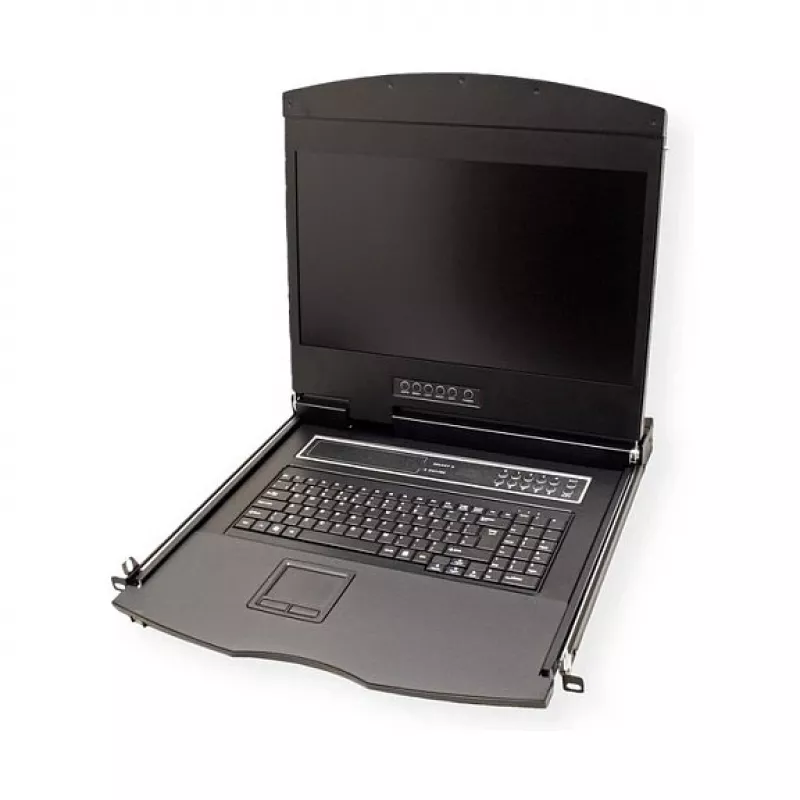 VALUE 19 colių LCD KVM konsolė. 19 colių. VGA. USB+PS/2. UK