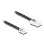 DeLOCK telefono laidas RJ45 kištukas – RJ11 kištukas, juodas, 3 m
