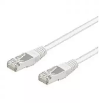 Wentronic Goobay CAT 5e komutacinis kabelis, SF/UTP, baltas, 3 m - CCA vario mišinys (93484)