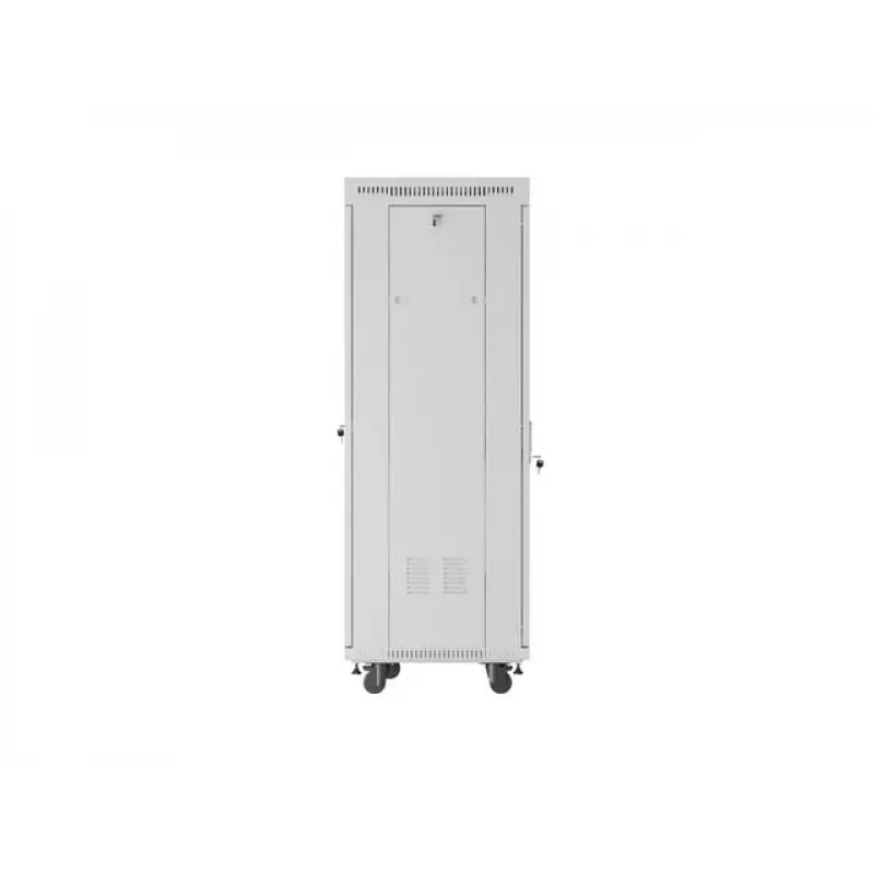 LANBERG 19 colių 32U stovintis stovas-spinta 600×600 mm pilka su perforuotomis durimis ir LCD (plokščia pakuotė)