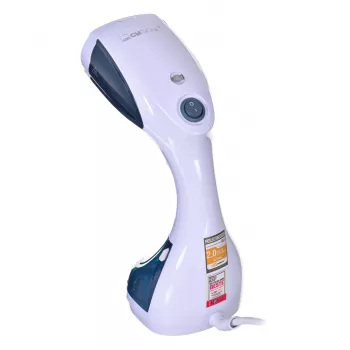 Rankinis drabužių garintuvas CLATRONIC DB 3717 — 1100 W, 200 ml bakelis, ~20 g/min garų srautas, keraminis padas