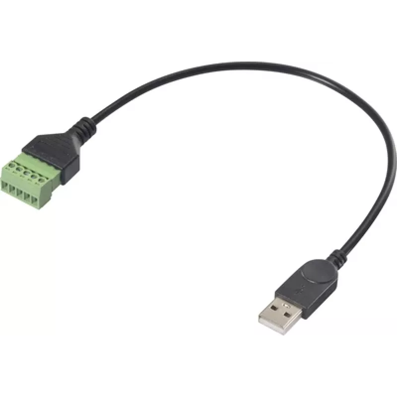 Renkforce USB 2.0 adapterio laidas[1x 2.0 kištukas A - 1x spaustuko jungtis] RF-6443966 30 cm (RF-6443966)