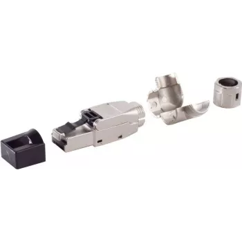 Tinklo jungtis ShiverPeaks 08-51003 Cat 6A berankis STP keystone lizdas