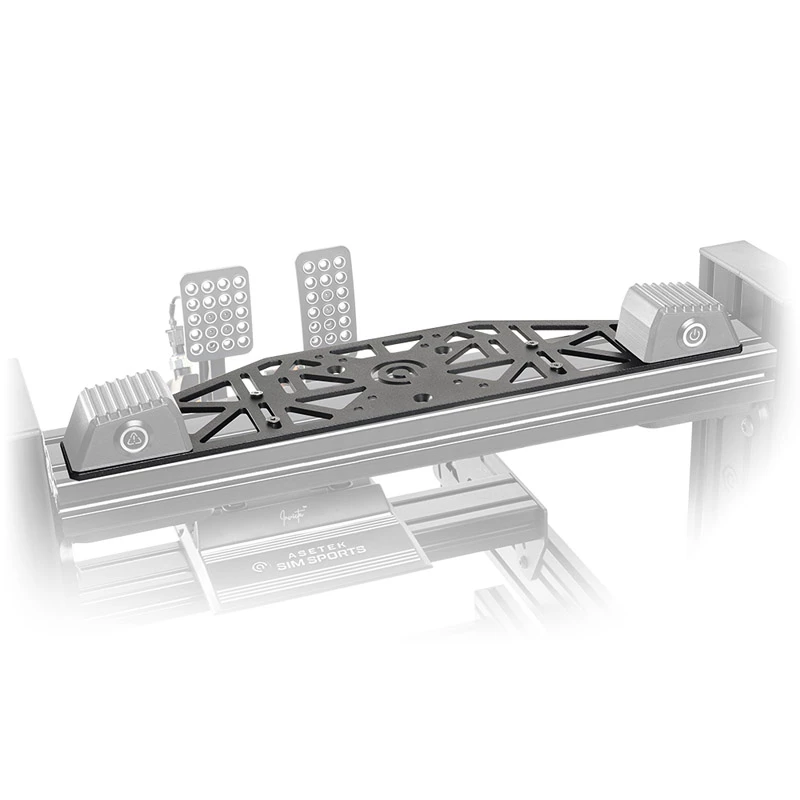 Montavimo laikiklis Asetek SimSports 460×120×5 mm, plienas, juoda