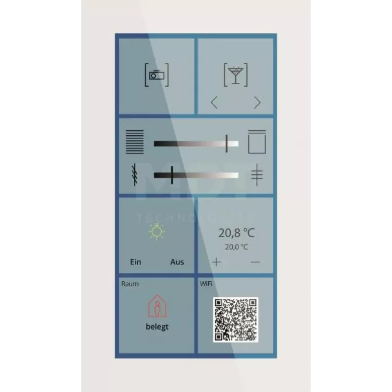 MDT KNX Glas Touch Smart Plus 6 inch BE-GTSP6TW.01S (BE-GTSP6TW.01S)