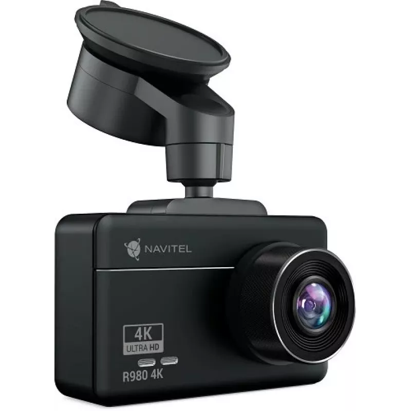 Navitel vaizdo registratorius su Wi-Fi, GPS informatoriumi ir skaitmeniniu spidometru R980 4K IPS ekranas 3''; 854x480; Liečiamasis ekranas; Įtraukti žemėlapiai GPS (palydovas)
