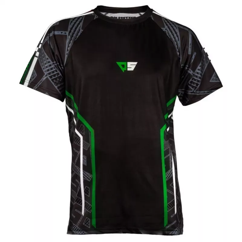 Polesetter ONE Simracing marškinėliai Green - XXL