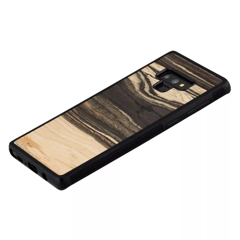 Išmaniojo telefono dėklas “man and wood”, skirtas „Samsung Galaxy Note 9“ – baltas juodmedžio