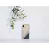 man and wood telefono dėklas, skirtas iPhone XS Max — pilkas kostiumas, juoda