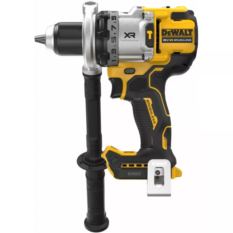 Belaidis gręžtuvas DeWalt DCD1007NT-XJ, 18 V, bešepetėlinis variklis, 3 pavaros, 2250 aps./min., greito užveržimo griebtuvas (1,5–13 mm), 1,85 kg