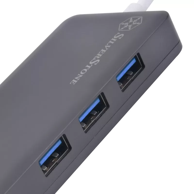 SilverStone SST-EP14C - USB 3.1 Type-C Gen1 į HDMI, 3x USB 3.1 Gen 1 Type-A, 1x USB 3.1 Gen 1 Type-C (PD 2.0 krovimas) (SST-EP14C)