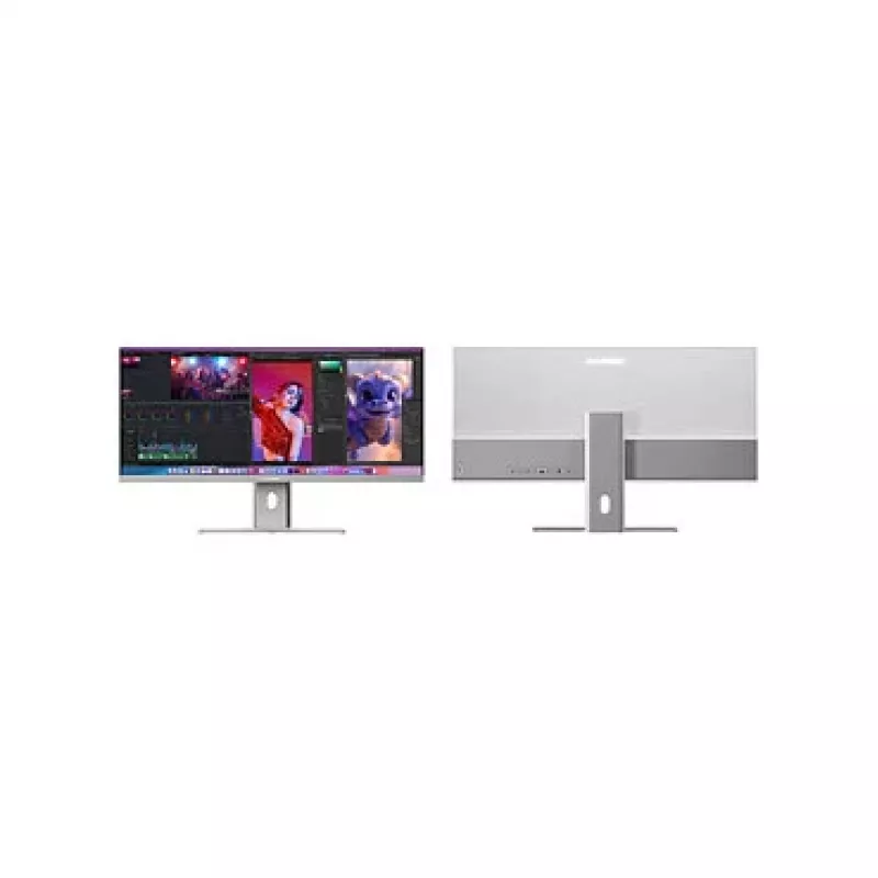 Alogic TFT 40 LCD 5K itin platus 21:9 100 Hz + 90 WPD USB-C sidabrinis