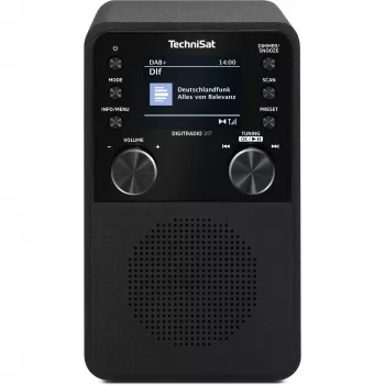 Skaitmeninis radijas TECHNISAT DigitRadio 317 — juodas, FM ir DAB+ priėmimas