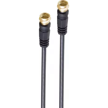 shiverpeaks BS80092-G-128CP-S bendraašis kabelis 1,5 m F juodas (BS80092-G-128CP-S)