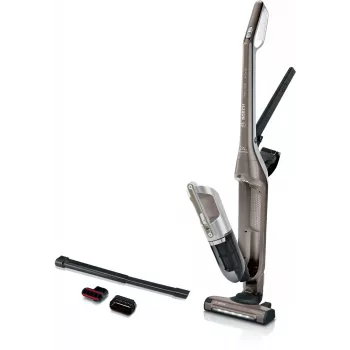 Bosch BBH3ALL23 belaidis vertikalus dulkių siurblys / elektrinė šluota 2-in-1 vertikalus dulkių siurblys Baterija Sausas Be maišelio 0,4 l šampano, metalo spalvos